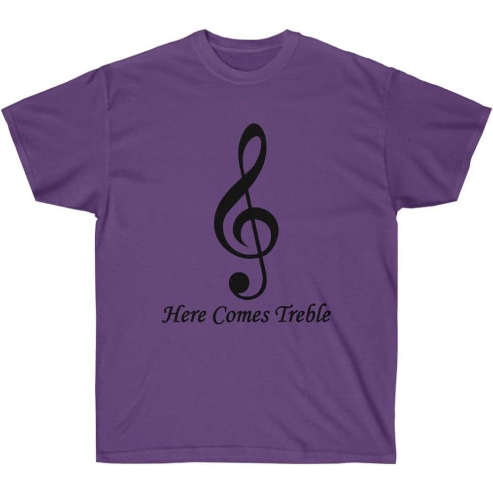 imageHere Comes Treble TShirtPurple