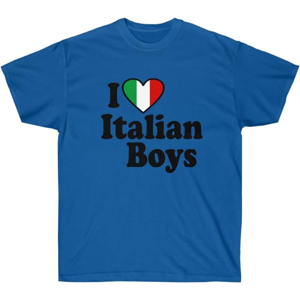 imageI Love Italian Boys Italian TShirtRoyal