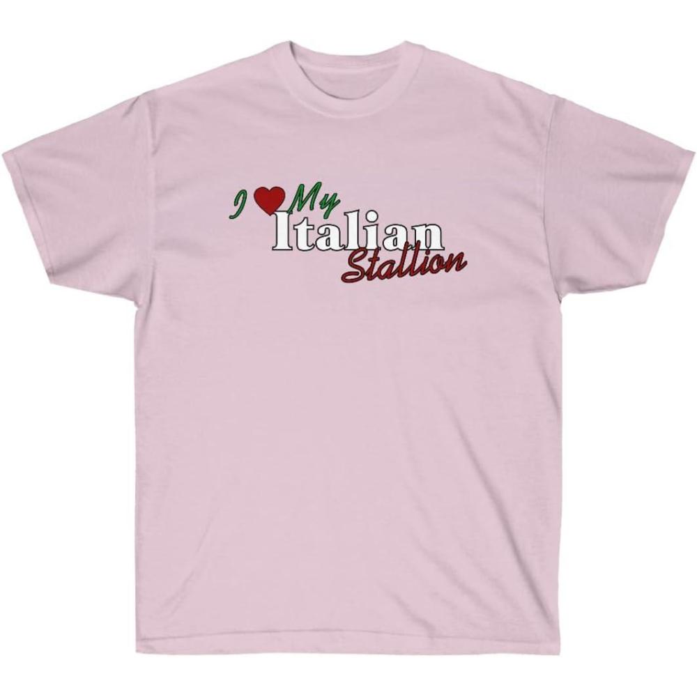 imageI Love My Italian Stallion ShirtLight Pink