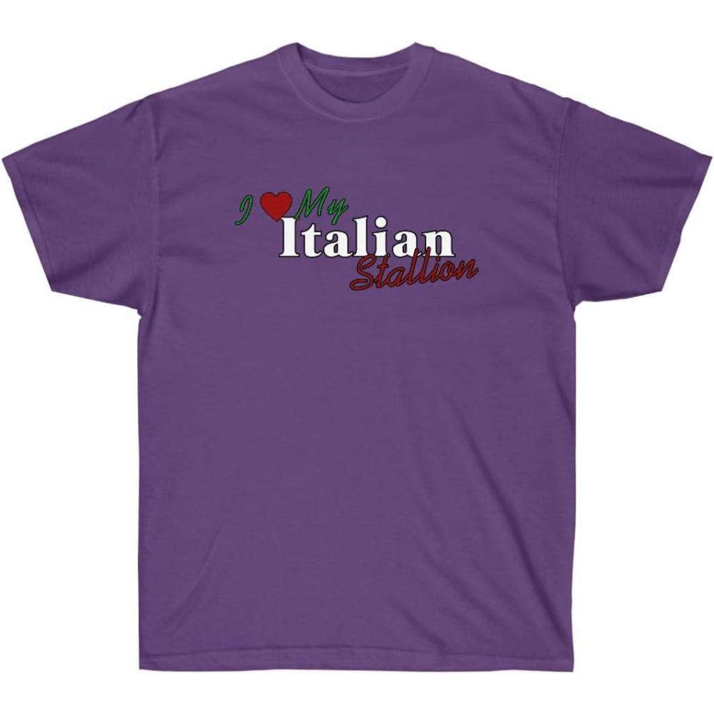 imageI Love My Italian Stallion ShirtPurple