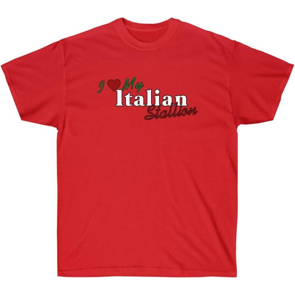 imageI Love My Italian Stallion ShirtRed