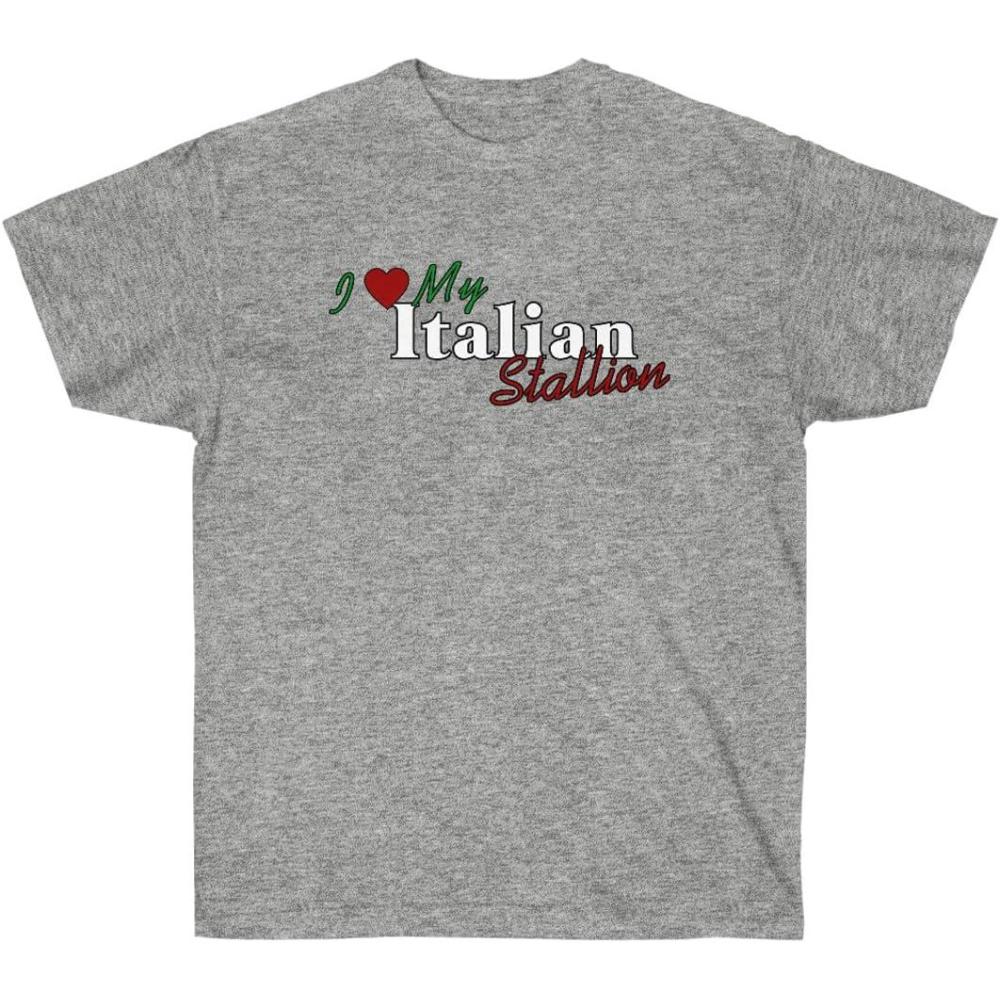 imageI Love My Italian Stallion ShirtSport Grey