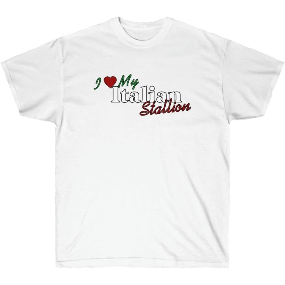 imageI Love My Italian Stallion ShirtWhite