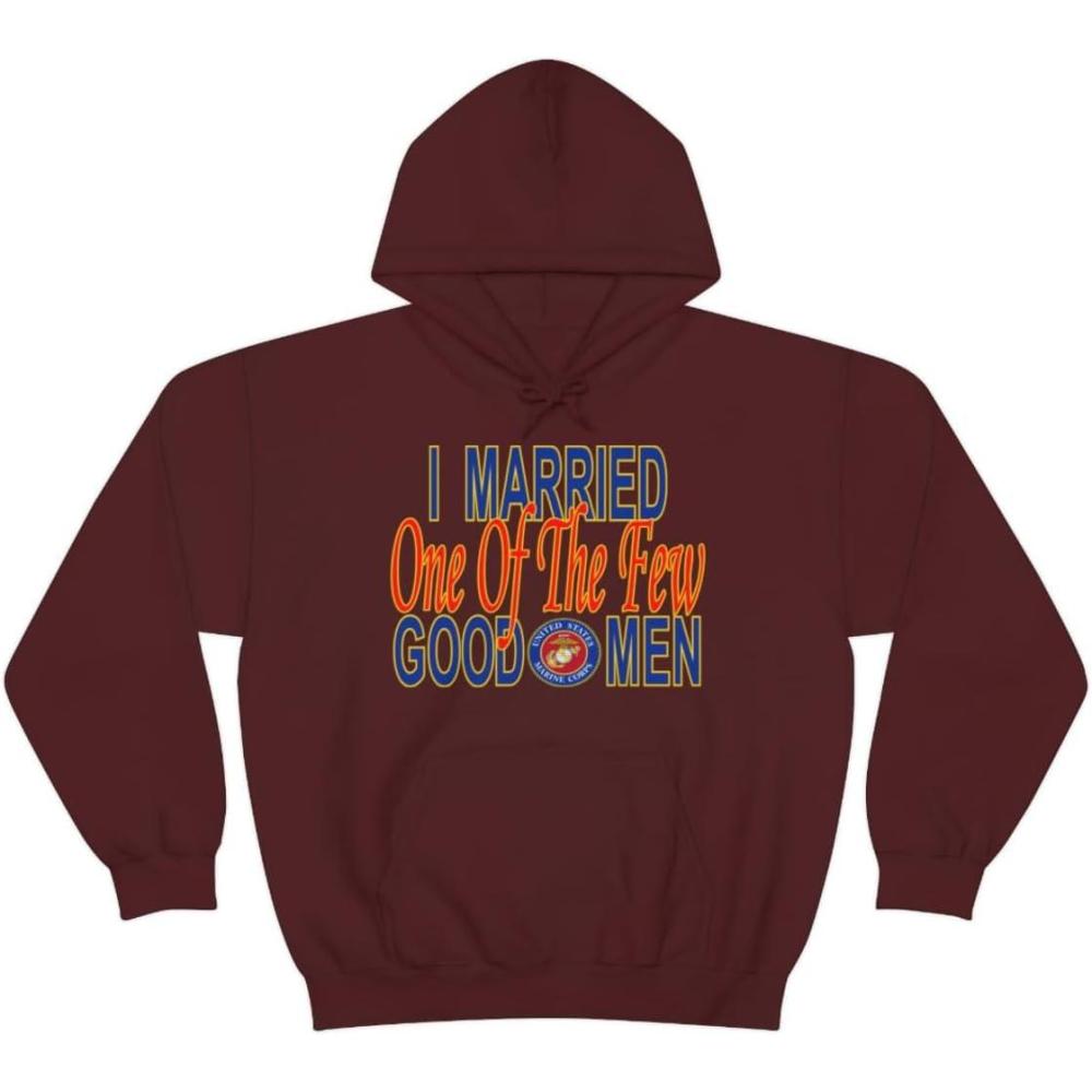 imageI Married One Of The Few Good Men HoodieMaroon