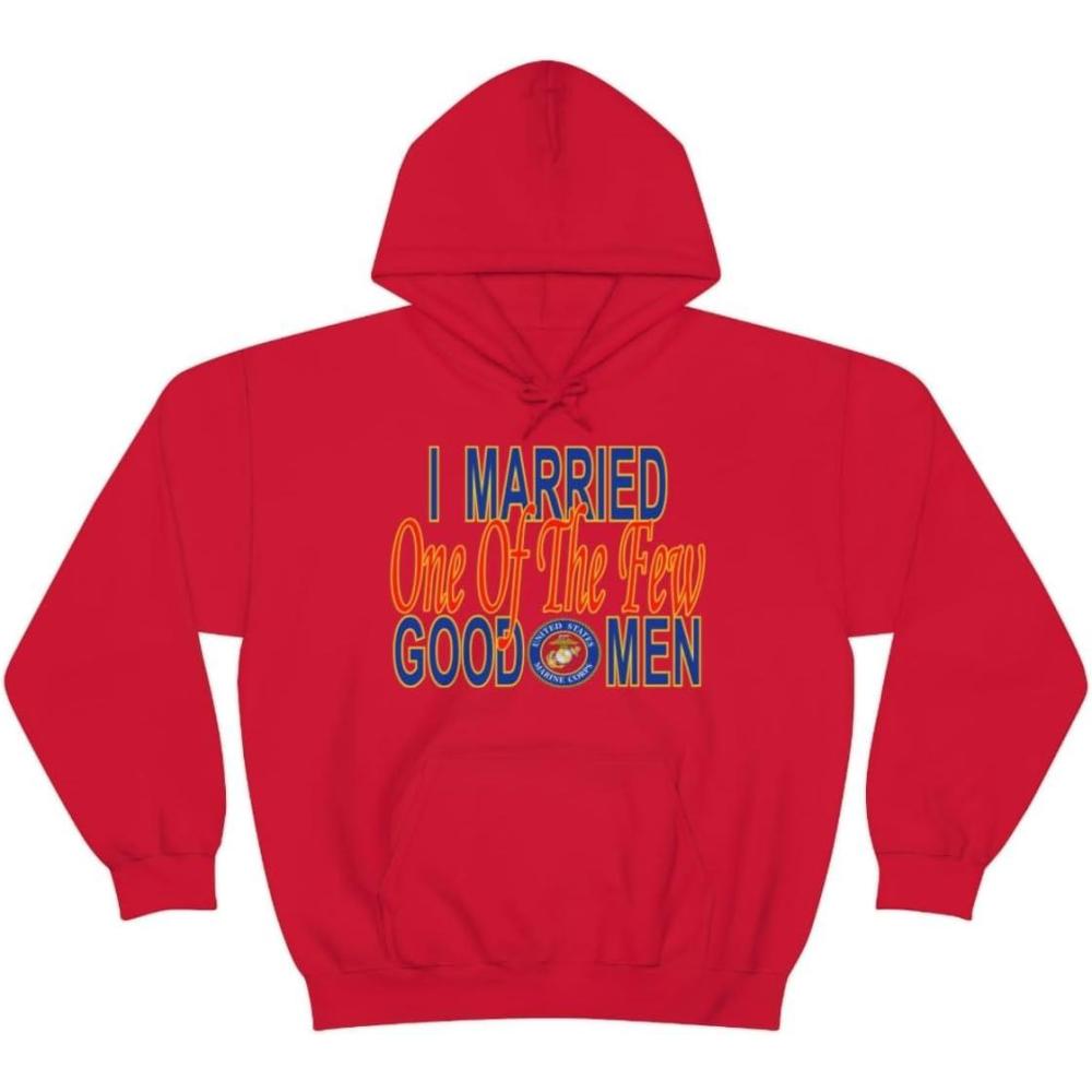 imageI Married One Of The Few Good Men HoodieRed