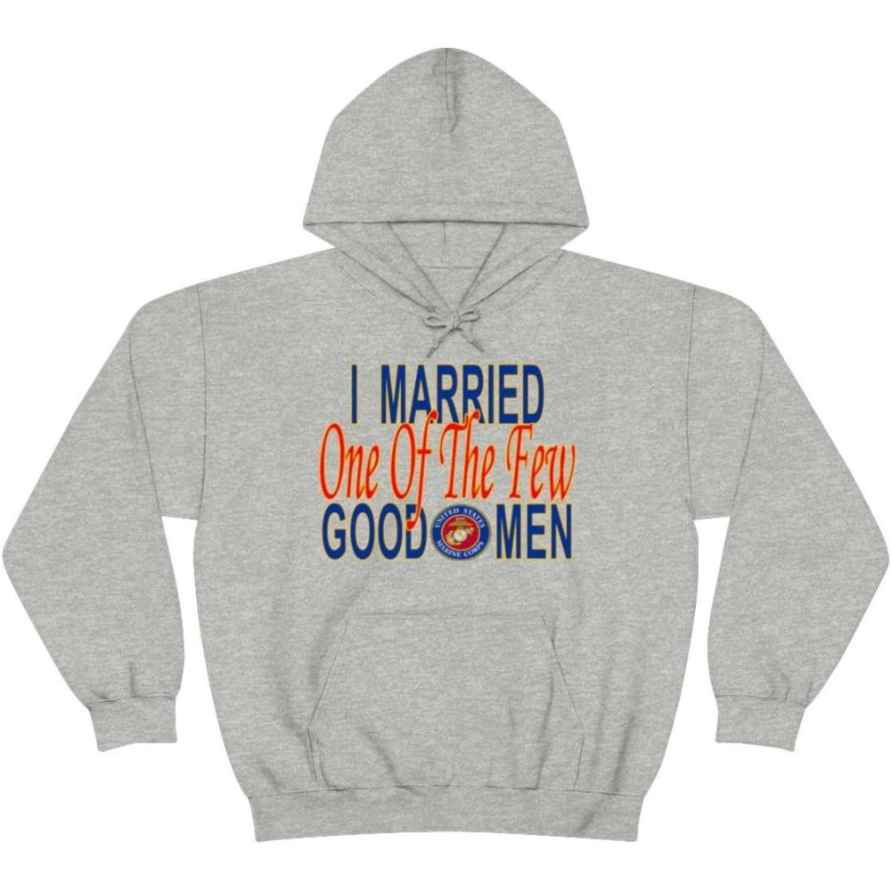imageI Married One Of The Few Good Men HoodieSport Grey