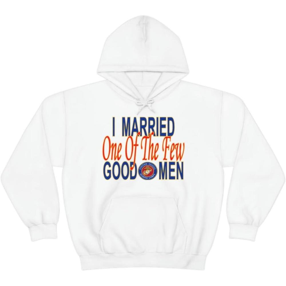imageI Married One Of The Few Good Men HoodieWhite