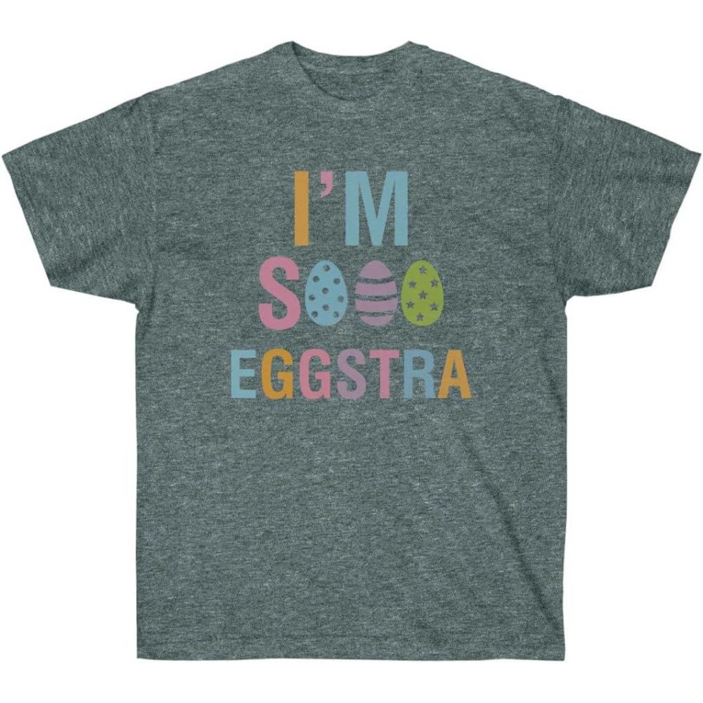imageIm So Eggstra TeeDark Heather