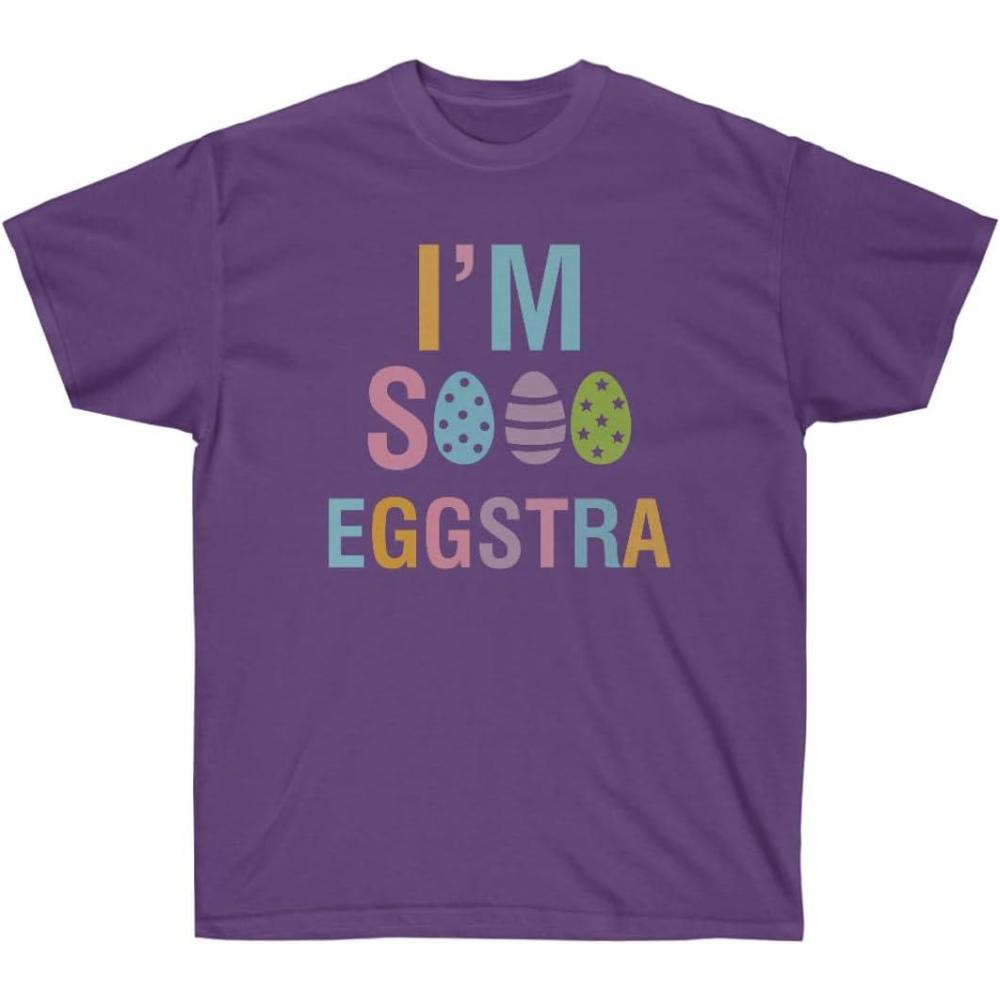 imageIm So Eggstra TeePurple