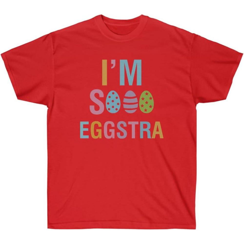 imageIm So Eggstra TeeRed