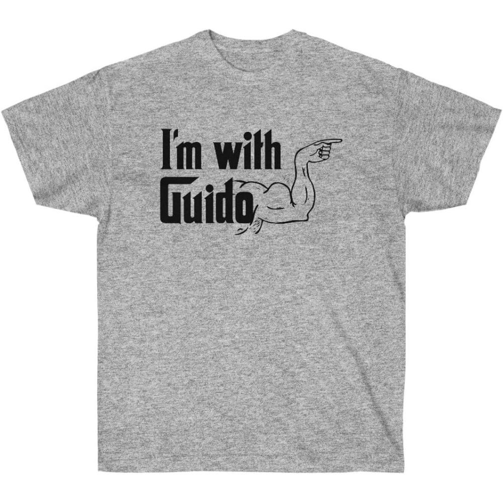 imageIm with Guido Italian TShirtSport Grey