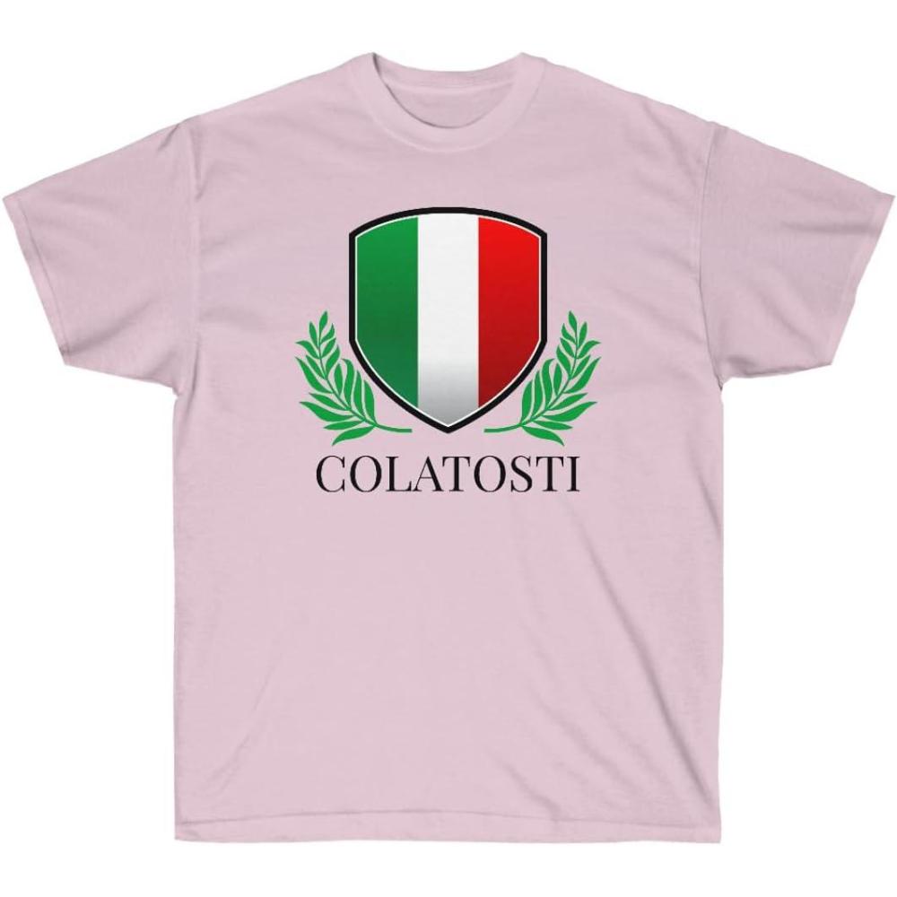 imageItalian Family Name TeeLight Pink
