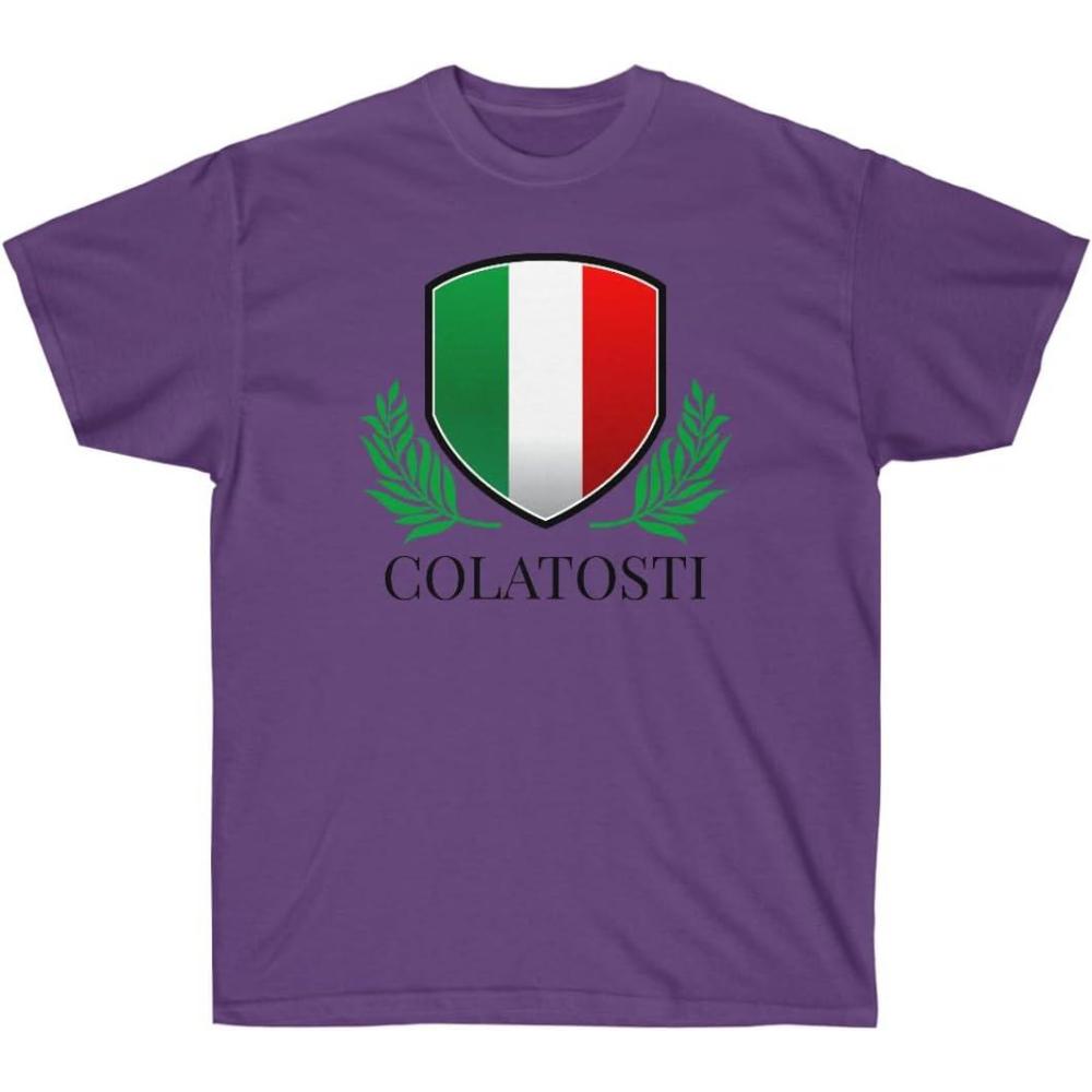 imageItalian Family Name TeePurple