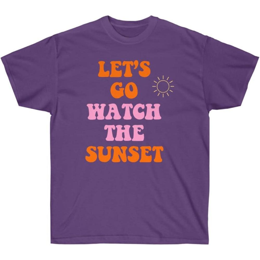 imageLets Go Watch The Sunset TeePurple