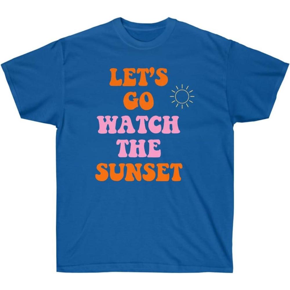 imageLets Go Watch The Sunset TeeRoyal