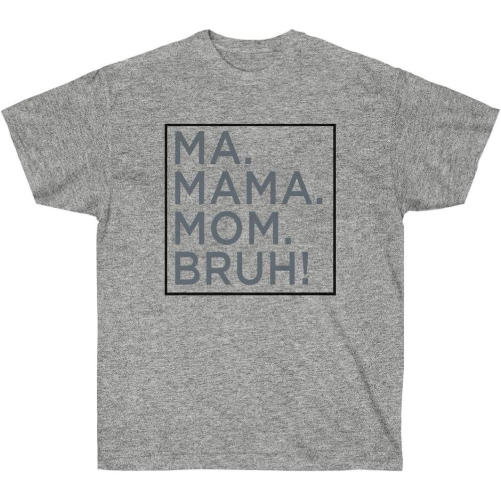 imageMa Mama Mom Bruh TeeSport Grey