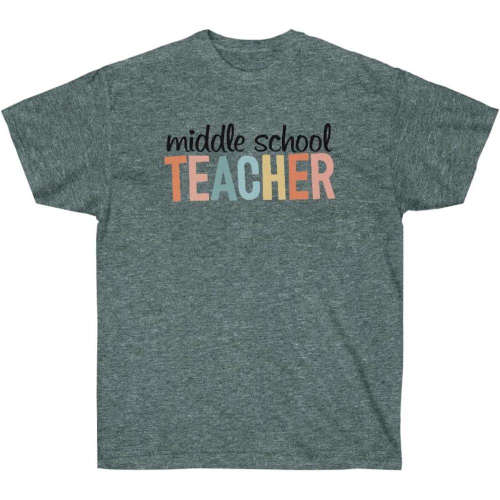 imageMiddle School Teacher TeeDark Heather