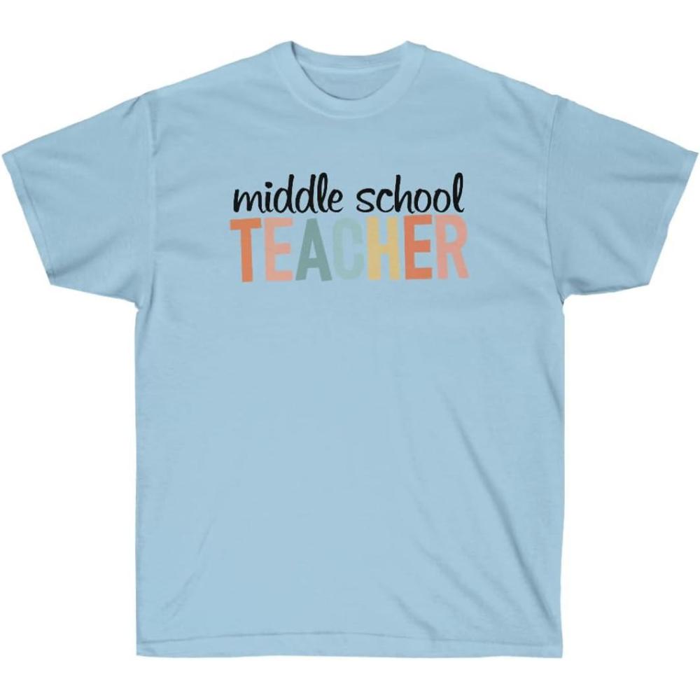 imageMiddle School Teacher TeeLight Blue