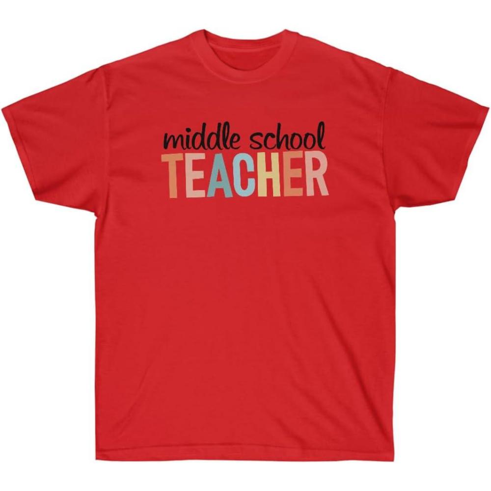 imageMiddle School Teacher TeeRed