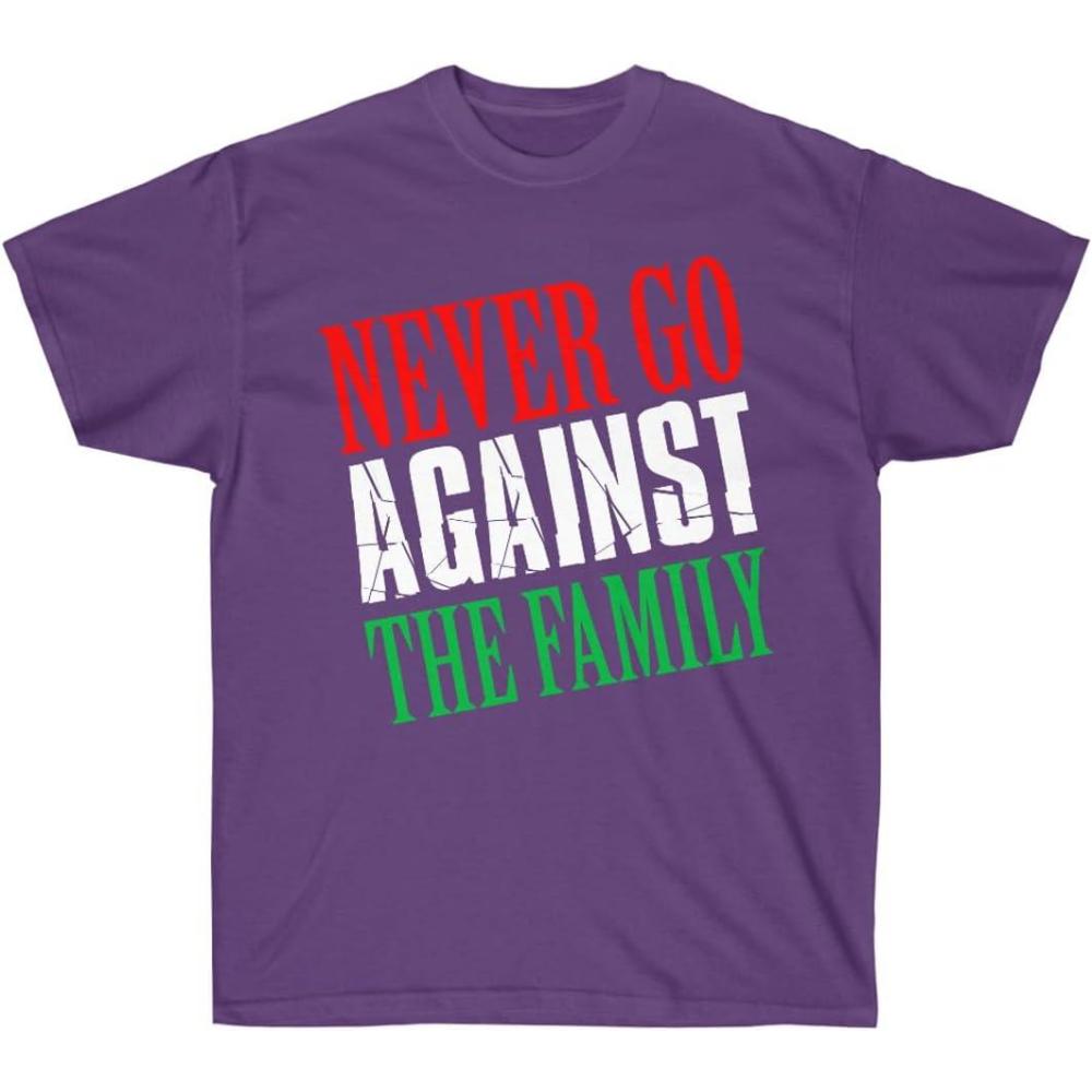 imageNever Go Against The Family Italian TShirtPurple