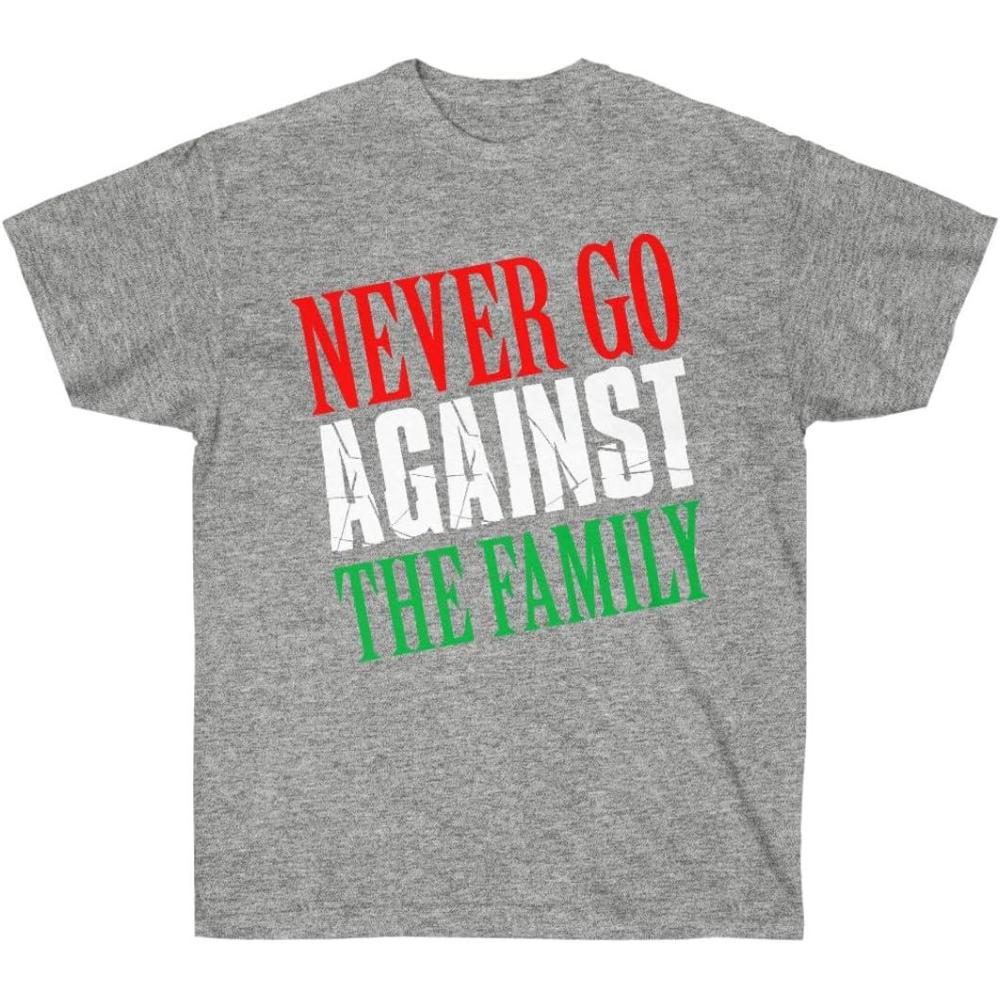 imageNever Go Against The Family Italian TShirtSport Grey
