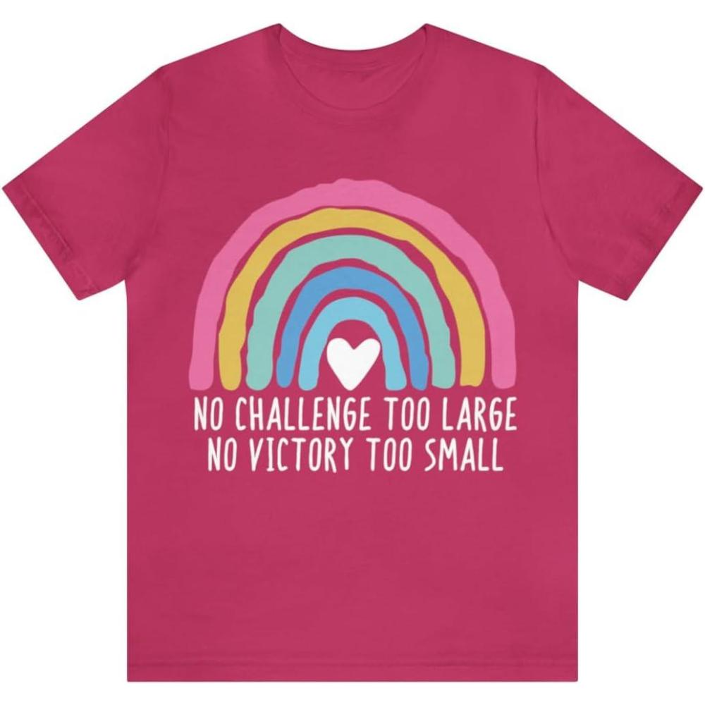 imageNo Challenge Too Large Unisex Jersey Short Sleeve TeeBerry