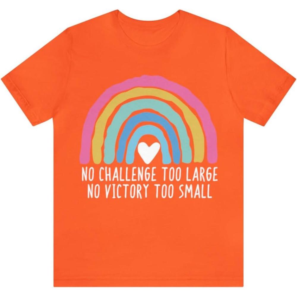 imageNo Challenge Too Large Unisex Jersey Short Sleeve TeeOrange
