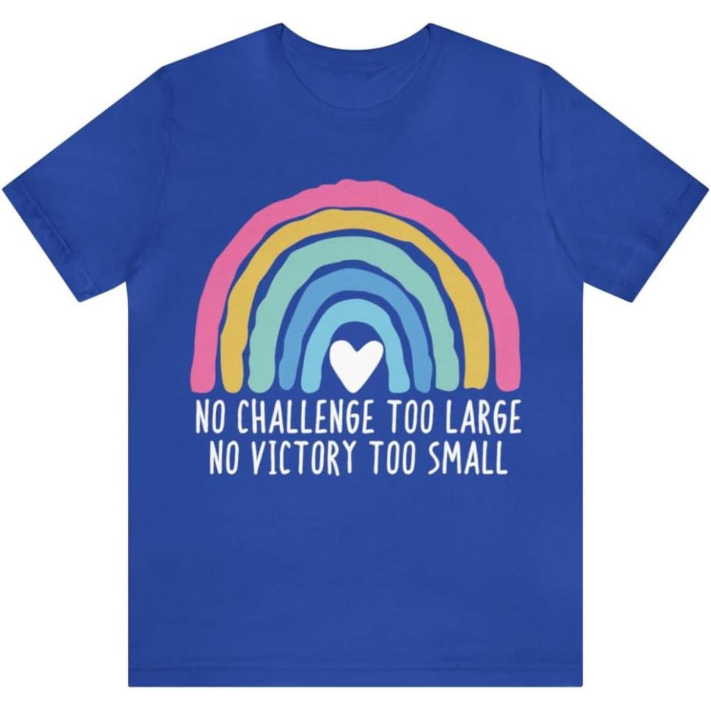 imageNo Challenge Too Large Unisex Jersey Short Sleeve TeeTrue Royal