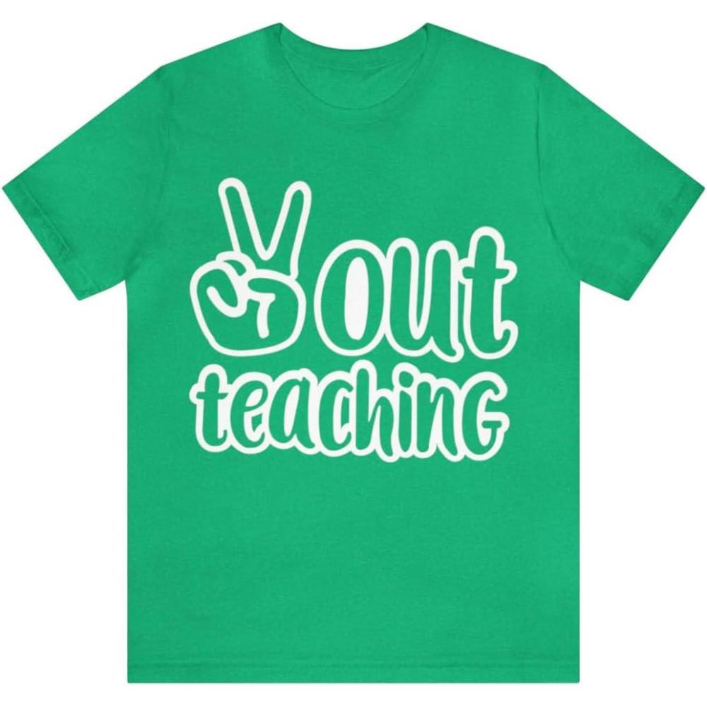 imagePeace Out Teaching Unisex Jersey Short Sleeve TeeHeather Kelly