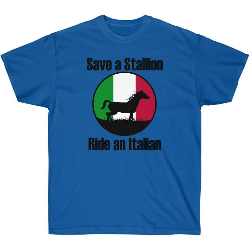 imageSave a Stallion Ride an Italian ShirtRoyal