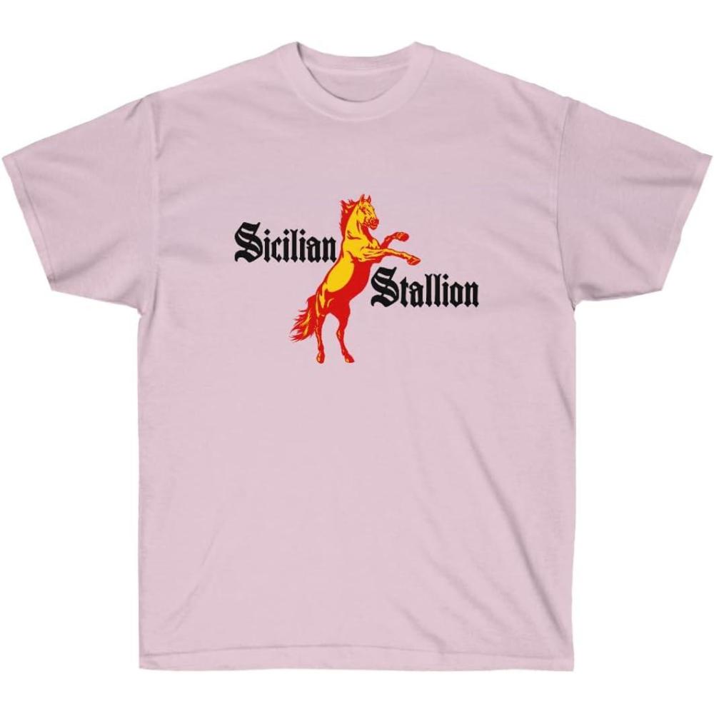 imageSicilian Stallion TShirtLight Pink