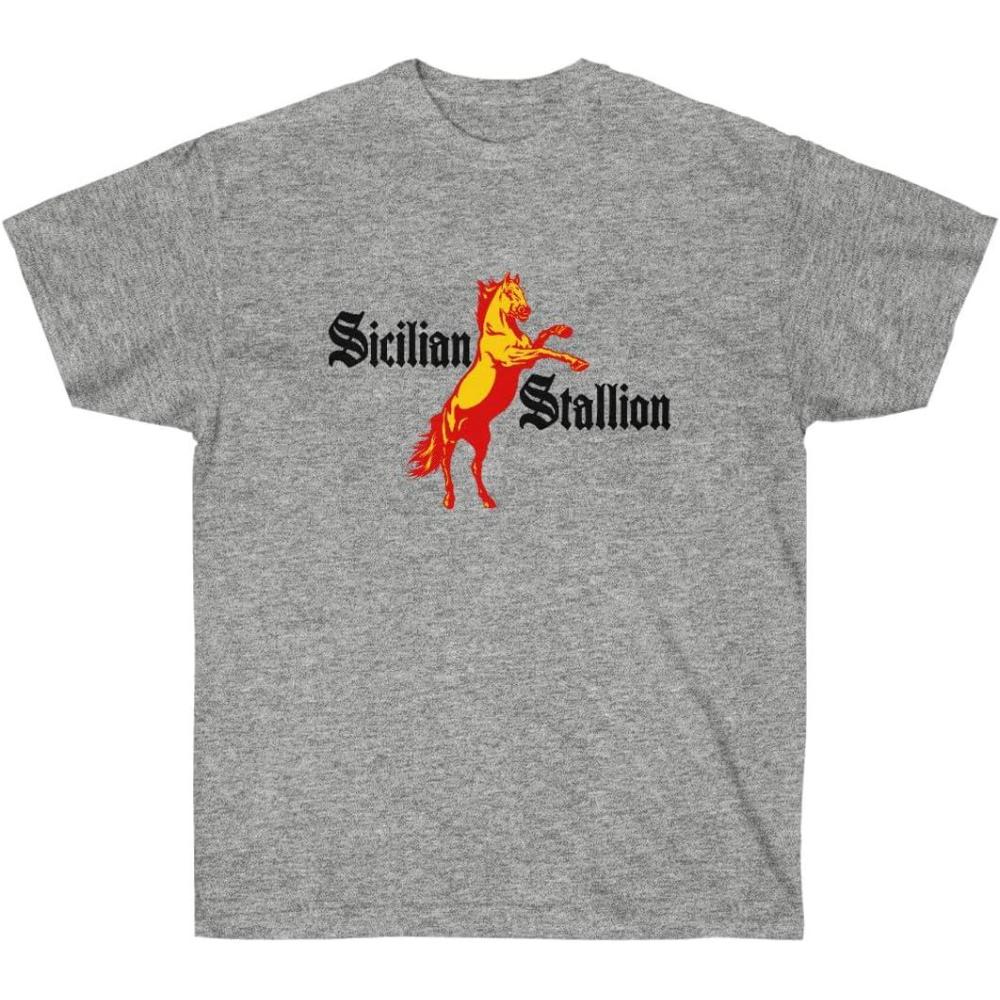 imageSicilian Stallion TShirtSport Grey
