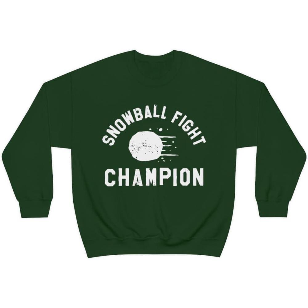imageSnowball Fight Champion SweatshirtForest Green