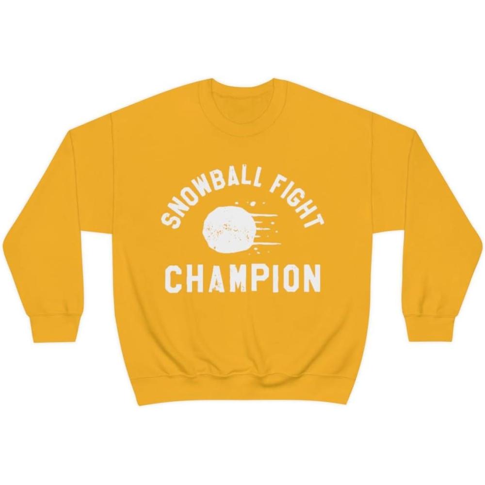 imageSnowball Fight Champion SweatshirtGold