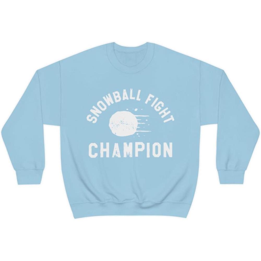 imageSnowball Fight Champion SweatshirtLight Blue