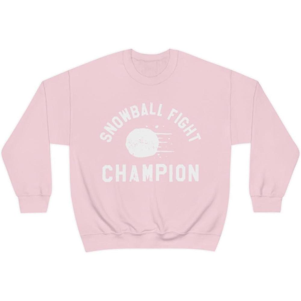 imageSnowball Fight Champion SweatshirtLight Pink
