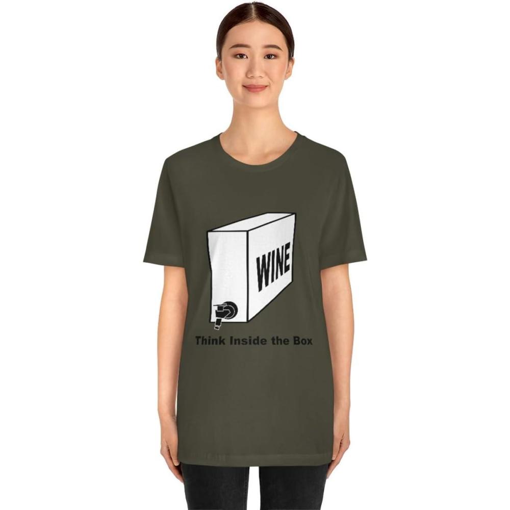 imageThink Inside The Box Unisex Jersey Short Sleeve TeeArmy