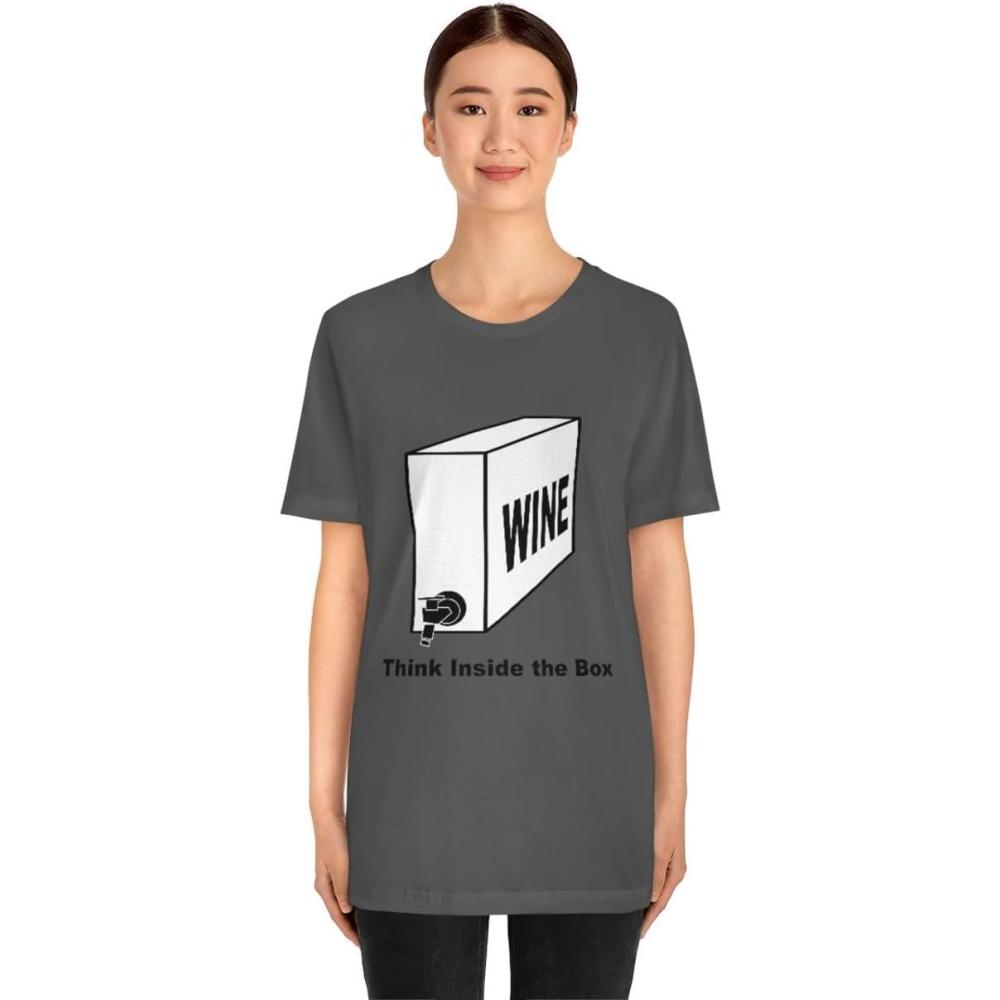 imageThink Inside The Box Unisex Jersey Short Sleeve TeeAsphalt