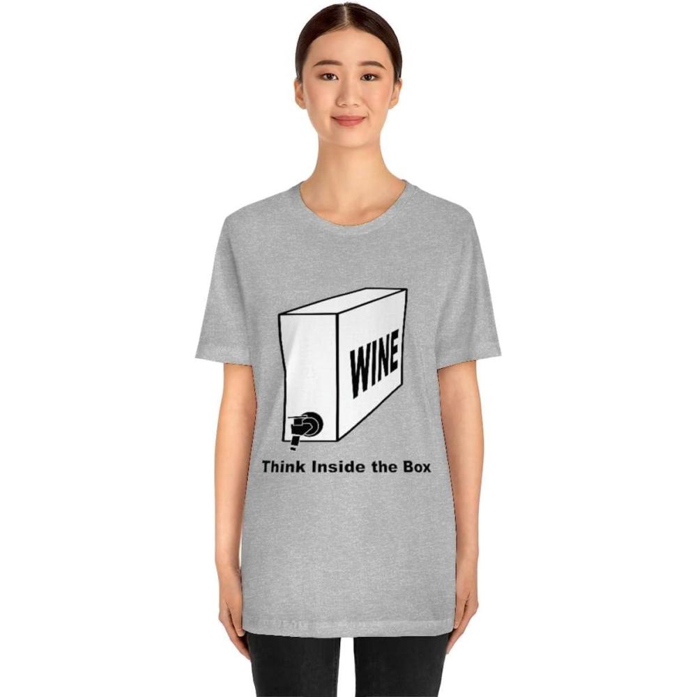 imageThink Inside The Box Unisex Jersey Short Sleeve TeeAthletic Heather