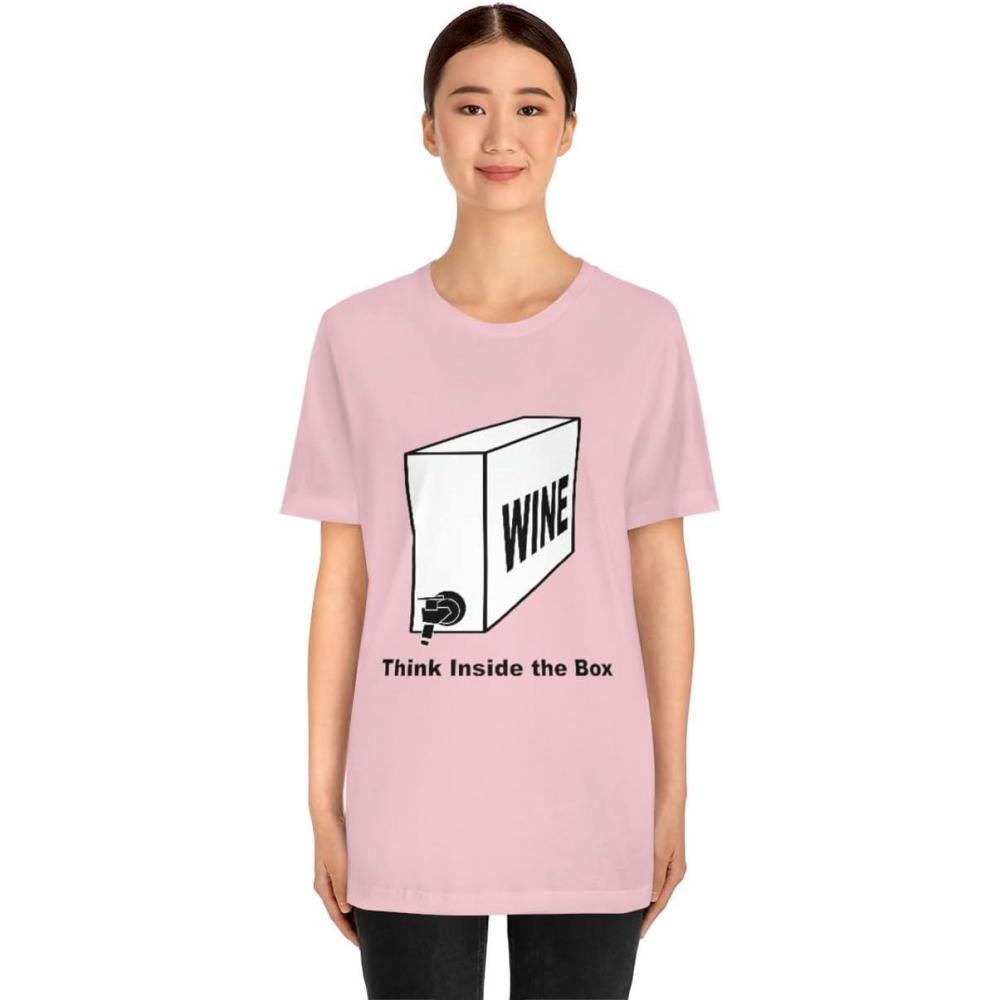 imageThink Inside The Box Unisex Jersey Short Sleeve TeePink