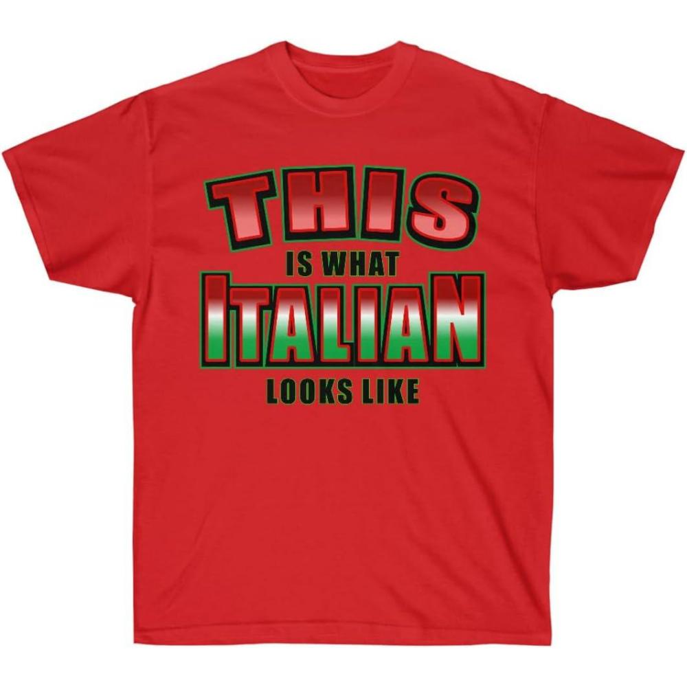 imageThis is What Italian Looks Like TShirtRed