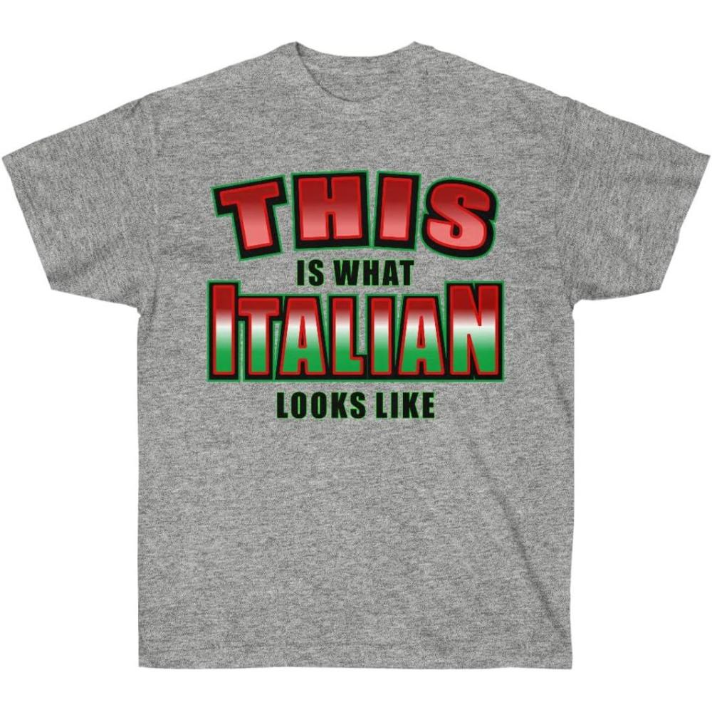 imageThis is What Italian Looks Like TShirtSport Grey