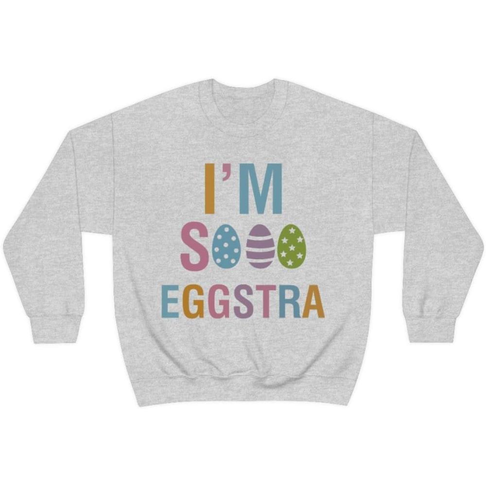imageUnisex Im So Eggstra SweatshirtAsh