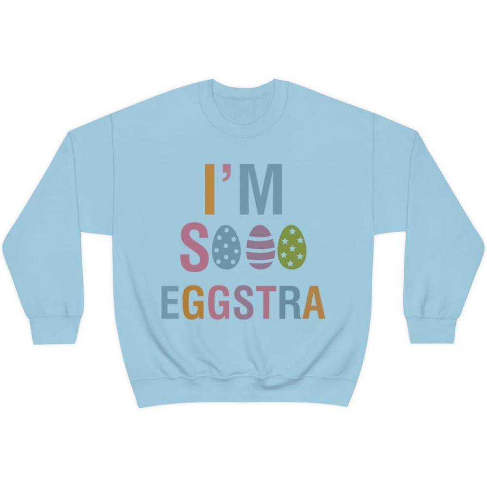 imageUnisex Im So Eggstra SweatshirtLight Blue