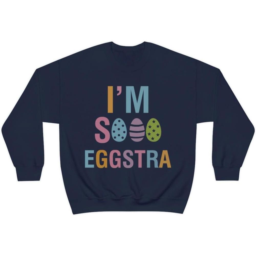 imageUnisex Im So Eggstra SweatshirtNavy