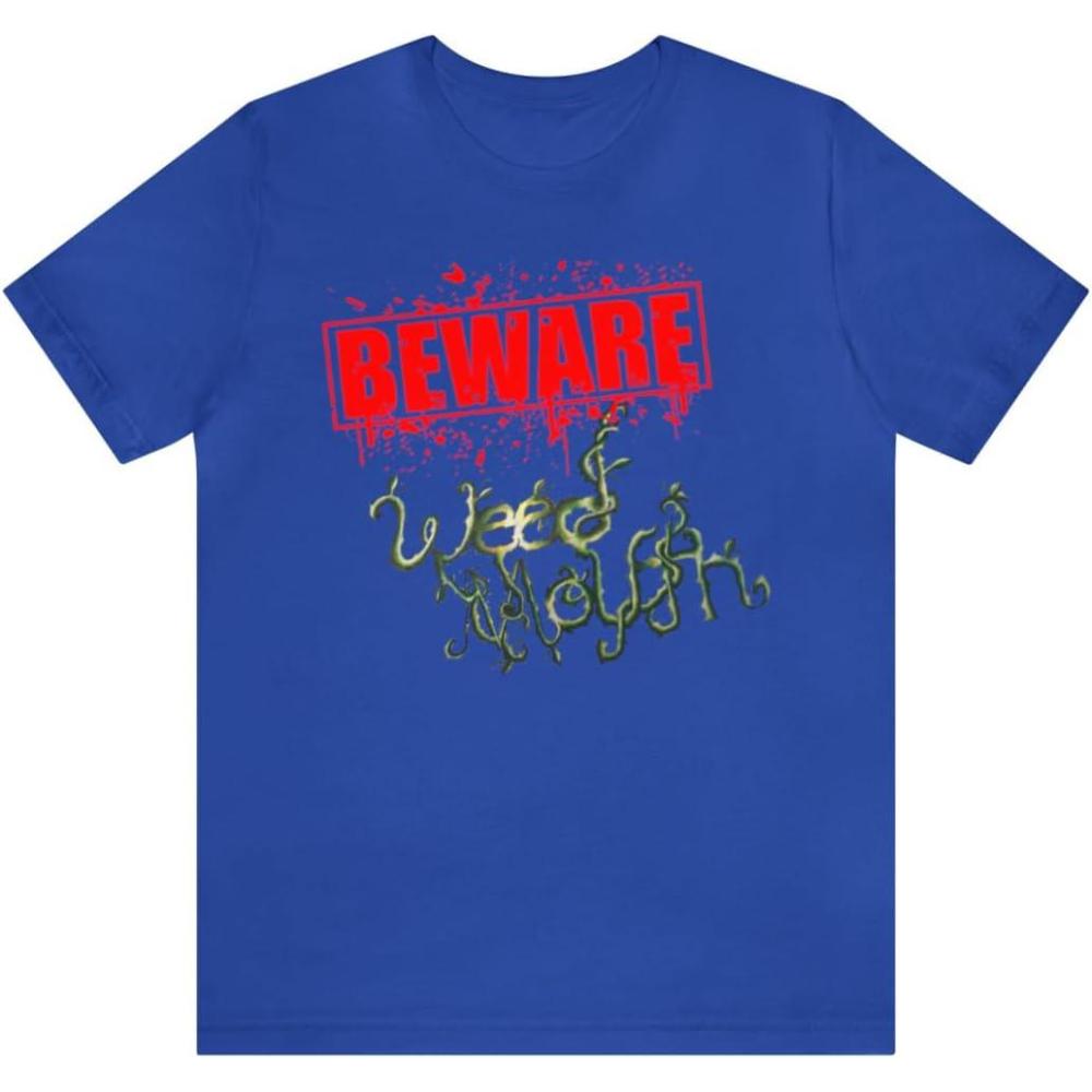 imageWeed Mouth Neighborhood Nuisance Unisex Jersey Short Sleeve TeeTrue Royal