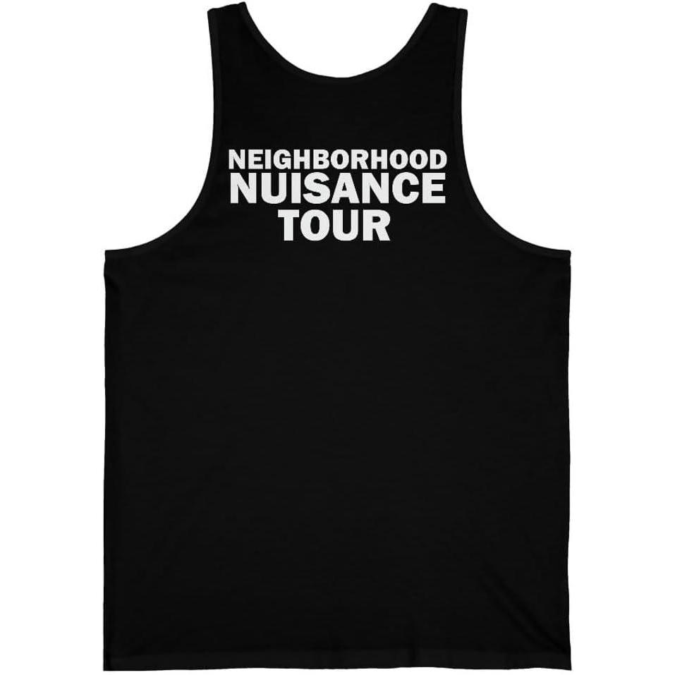 imageWeed Mouth Unisex Jersey TankBlack
