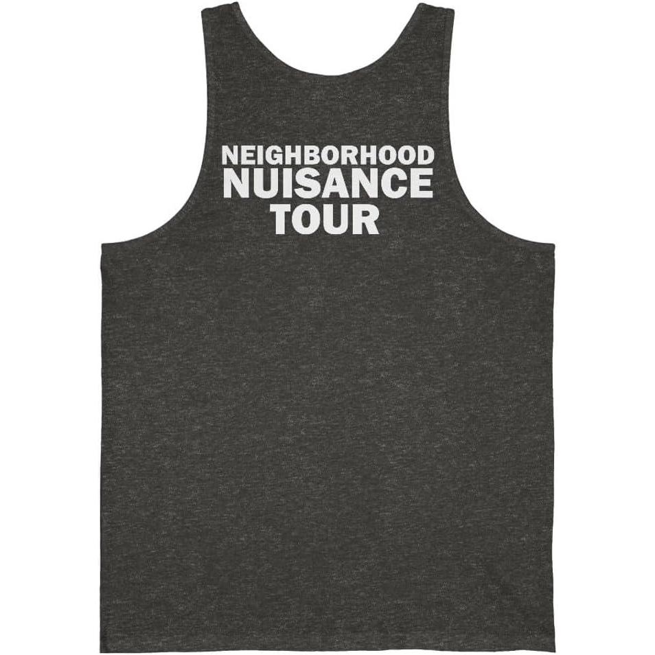 imageWeed Mouth Unisex Jersey TankCharcoal Black Triblend