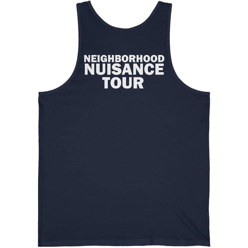 imageWeed Mouth Unisex Jersey TankNavy