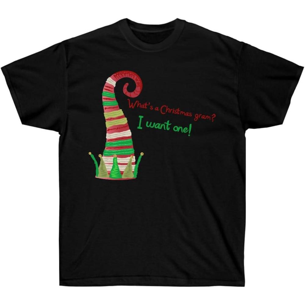 imageWhats A Christmas Gram I Want One TeeBlack
